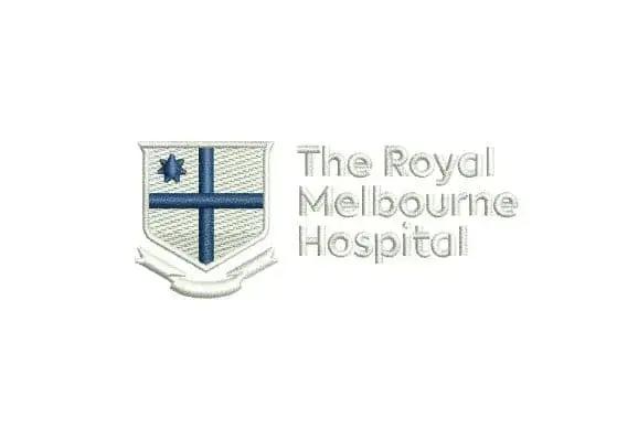 The Royal Melbourne Hospital RMH Unisex Scrub Top Logo on File (Embroidery Only)  Simply Scrubs Australia